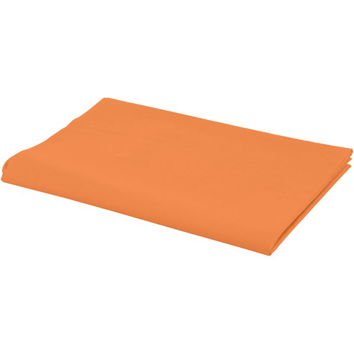 Puuvillakangas, Lev: 145 cm, 140 g, oranssi, 1 jm