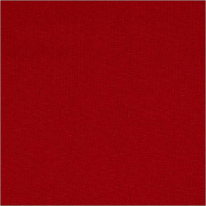 Puuvillakangas, Lev: 145 cm, 140 g, punainen, 2 m/ 1 pkt