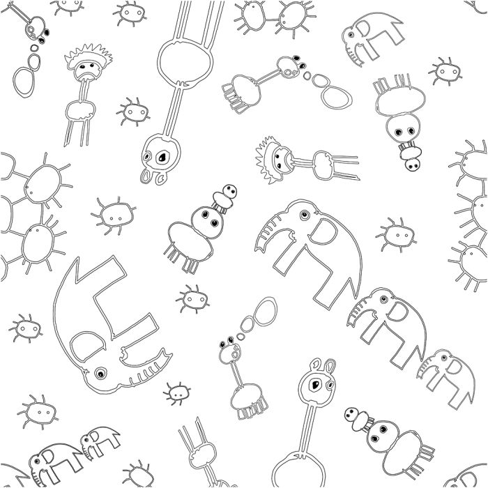 Puuvillakangas, Lev: 145 cm, 140 g, valkoinen/musta, 1 jm