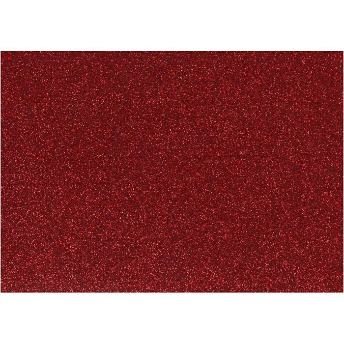 Silityskalvo, A5, arkki 148x210 mm, kimalle, punainen, 1 ark