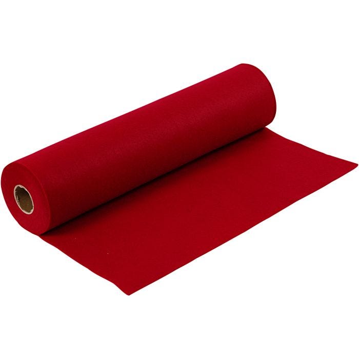 Askarteluhuopa, Lev: 45 cm, paksuus 1,5 mm, 180-200 g, viininpunainen, 5 m/ 1 rll