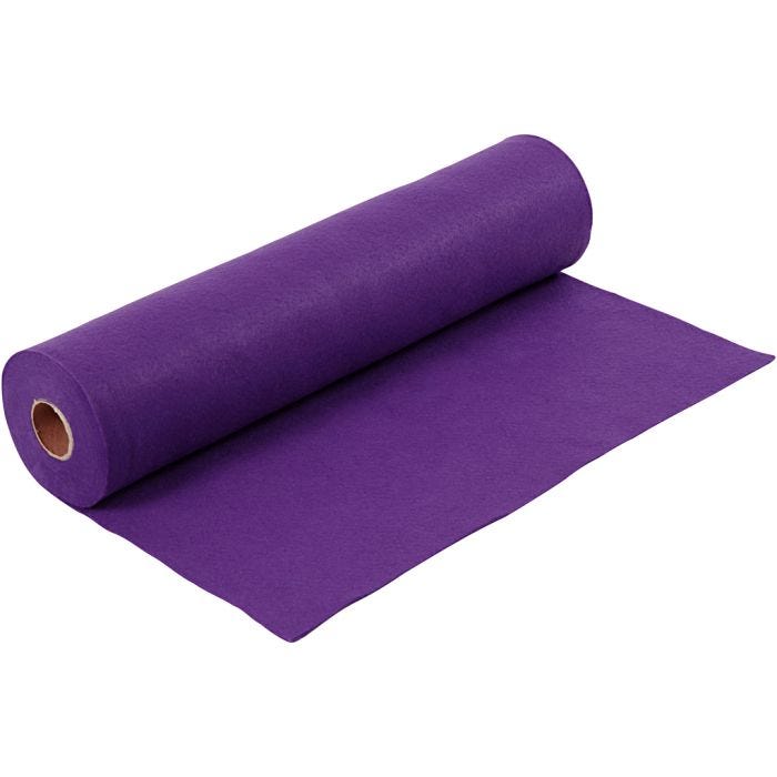 Askarteluhuopa, Lev: 45 cm, paksuus 1,5 mm, 180-200 g, violetti, 5 m/ 1 rll