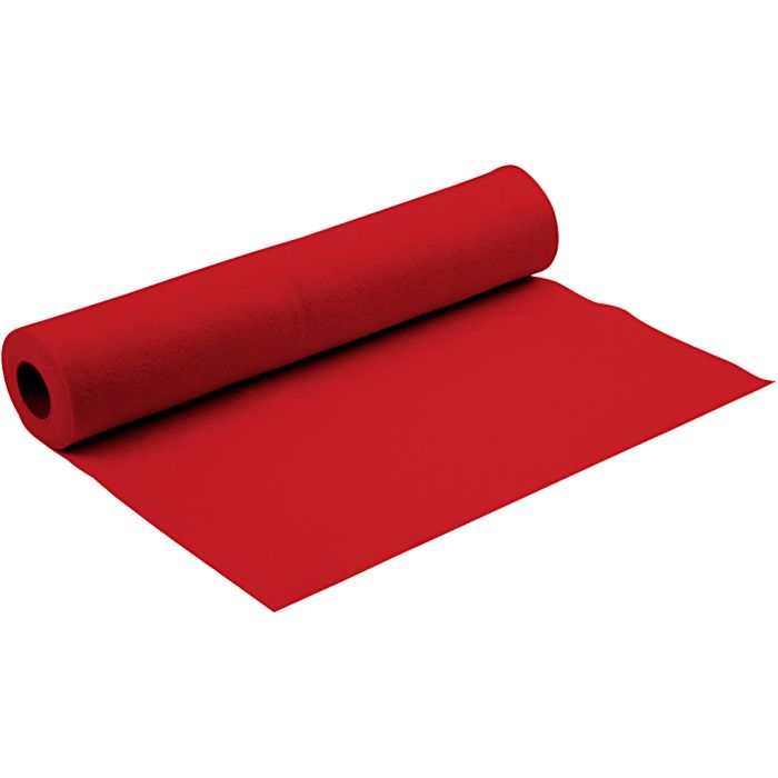Askarteluhuopa, Lev: 90 cm, paksuus 1,5 mm, punainen, 5 m/ 1 rll