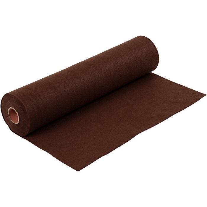 Askarteluhuopa, Lev: 45 cm, paksuus 1,5 mm, 180-200 g, ruskea, 5 m/ 1 rll