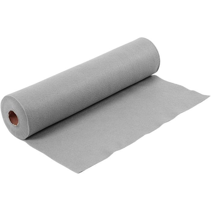 Askarteluhuopa, Lev: 45 cm, paksuus 1,5 mm, 180-200 g, harmaa, 5 m/ 1 rll