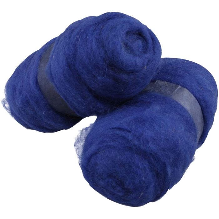 Karstattu Villa, sininen, 2x100 g/ 1 pkt