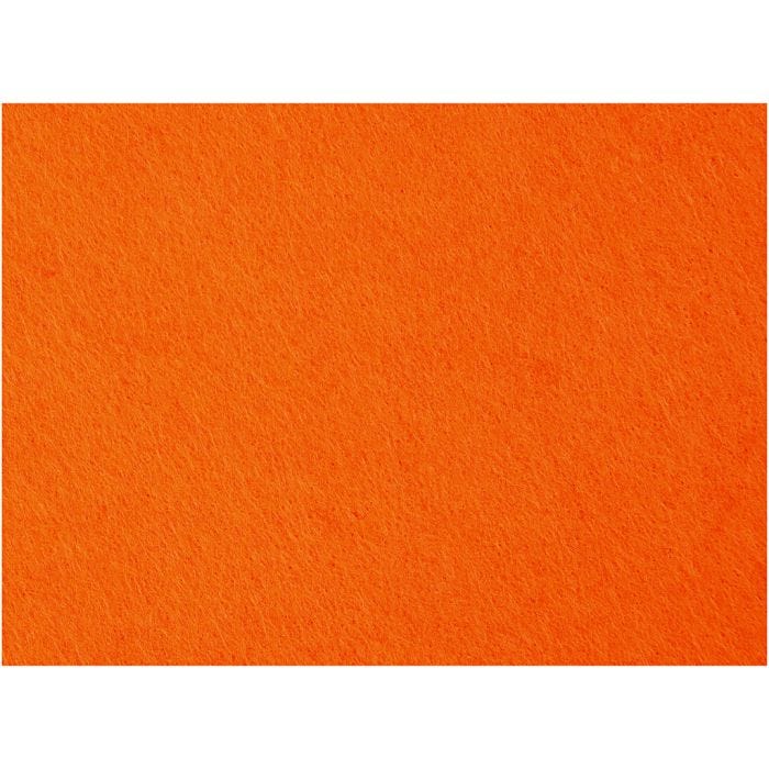 Askarteluhuopa, arkki 42x60 cm, paksuus 3 mm, oranssi, 1 ark