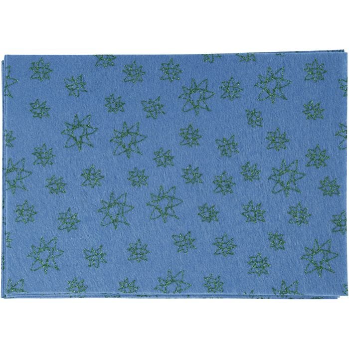 Askarteluhuopa, A4, arkki 210x297 mm, paksuus 1 mm, sininen, 10 ark/ 1 pkt