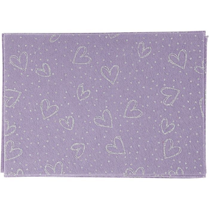 Askarteluhuopa, A4, arkki 210x297 mm, paksuus 1 mm, violetti, 10 ark/ 1 pkt