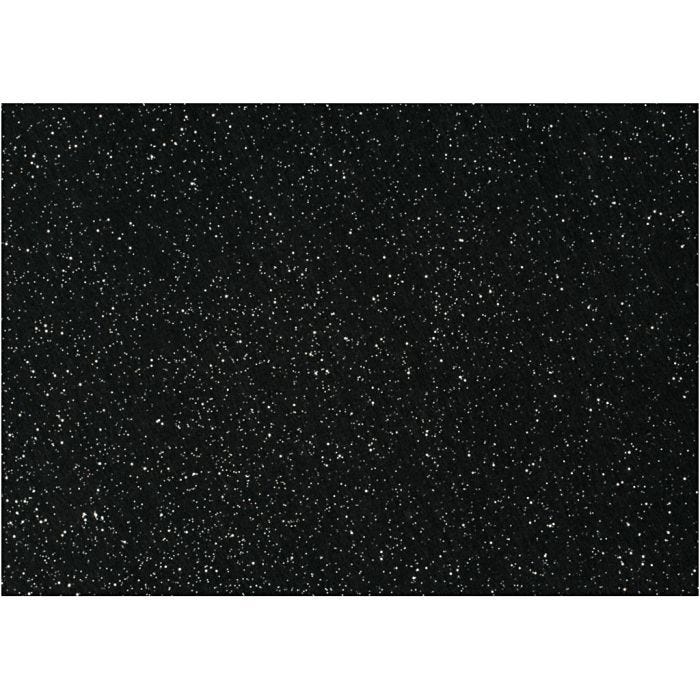 Askarteluhuopa, A4, arkki 210x297 mm, paksuus 1 mm, musta, 10 ark/ 1 pkt