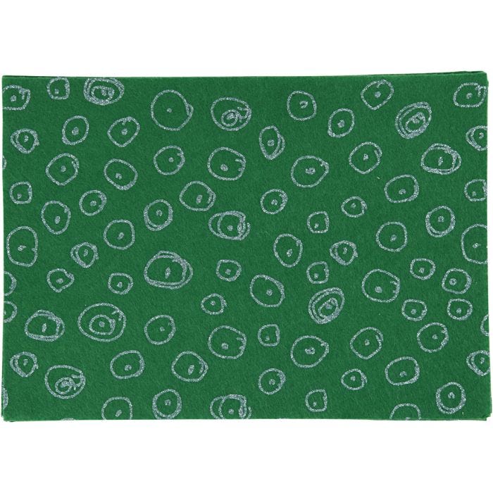 Askarteluhuopa, A4, arkki 210x297 mm, paksuus 1 mm, vihreä, 10 ark/ 1 pkt