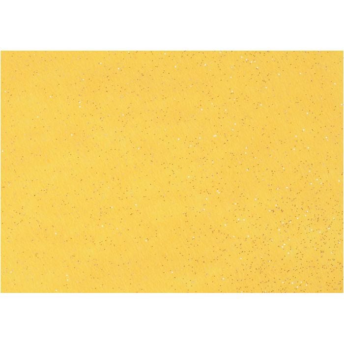 Askarteluhuopa, A4, arkki 210x297 mm, paksuus 1 mm, keltainen, 10 ark/ 1 pkt