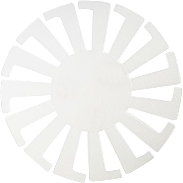 Korinpunontapohja, Kork. 8 cm, halk. 14 cm, kuulto, 10 kpl/ 1 pkt