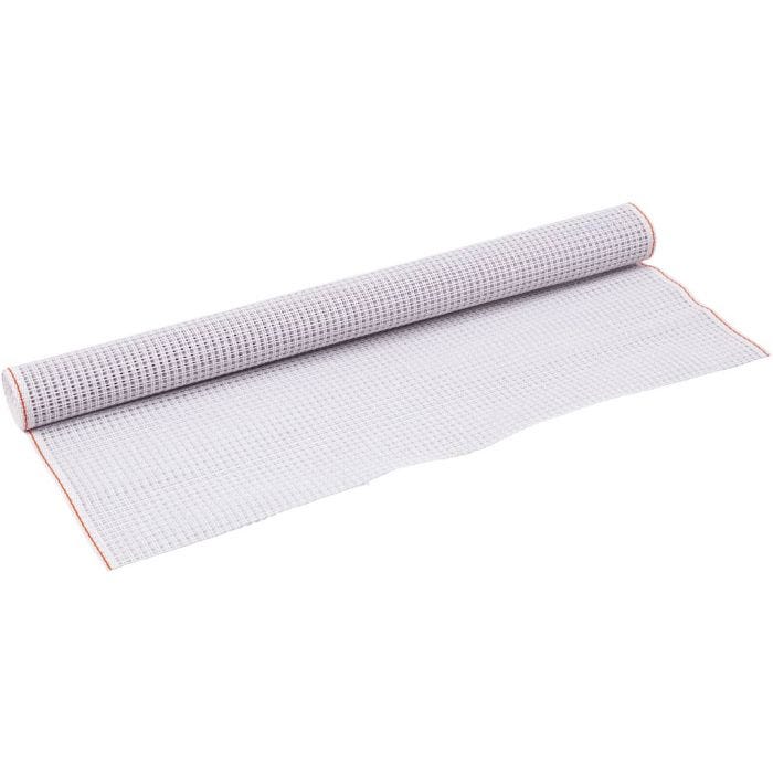 Ryijynpohjaverkko, Lev: 50 cm, luonnonvalkonen, 1 m/ 1 rll