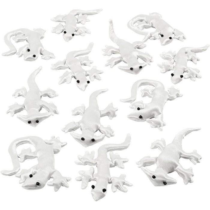 Kangasotukset, koko 10-14 cm, valkoinen, 12 kpl/ 1 pkt
