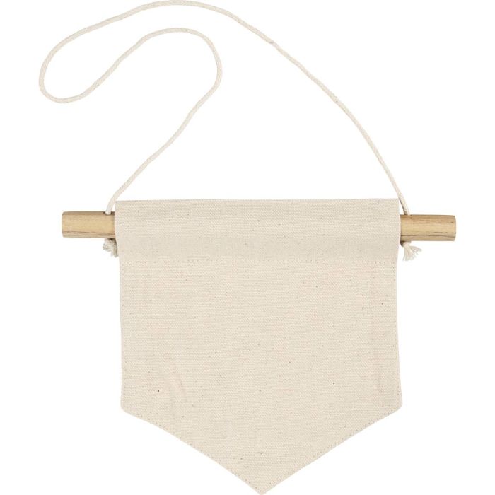 Seinäbanneri, Teräväkärkinen, Kork. 16,5 cm, Lev: 15 cm, 300 g, vaalea natural, 2 kpl/ 1 pkt