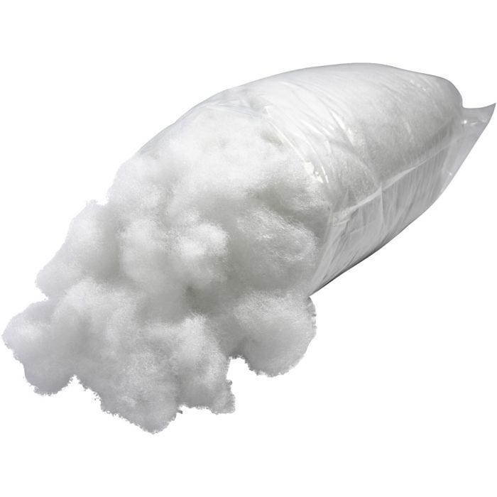 Täytevanu, valkoinen, 1 kg/ 1 pkt