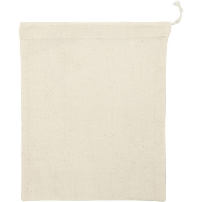 Kangaspussi, koko 21x25 cm, 110 g, vaalea natural, 5 kpl/ 1 pkt
