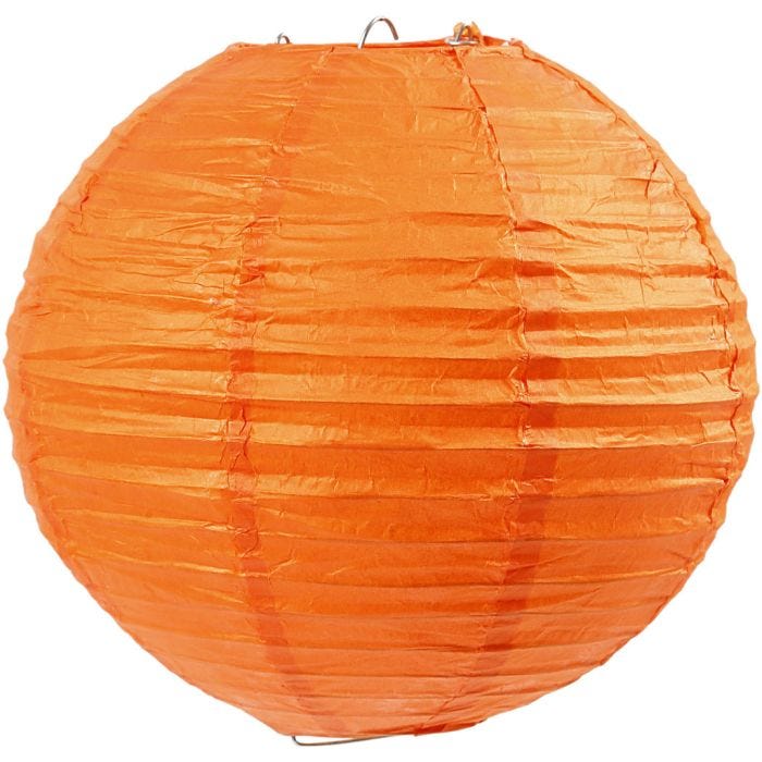 Paperilamppu, 20 cm, oranssi, 1 kpl