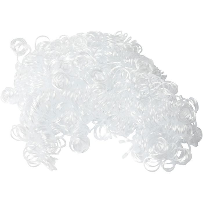 Kiharat hiukset, valkoinen, 15 g/ 1 pkt