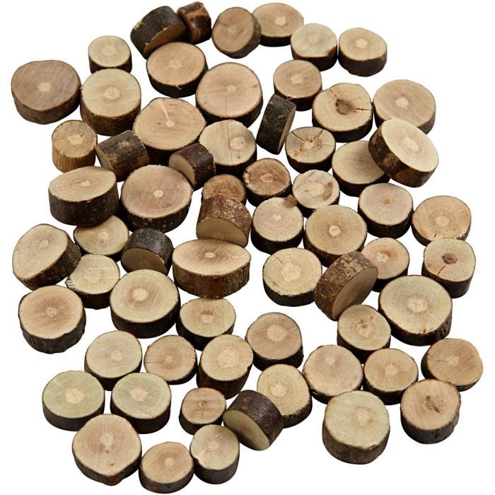 Puusekoitus, halk. 10-15 mm, paksuus 5 mm, 230 g/ 1 pkt