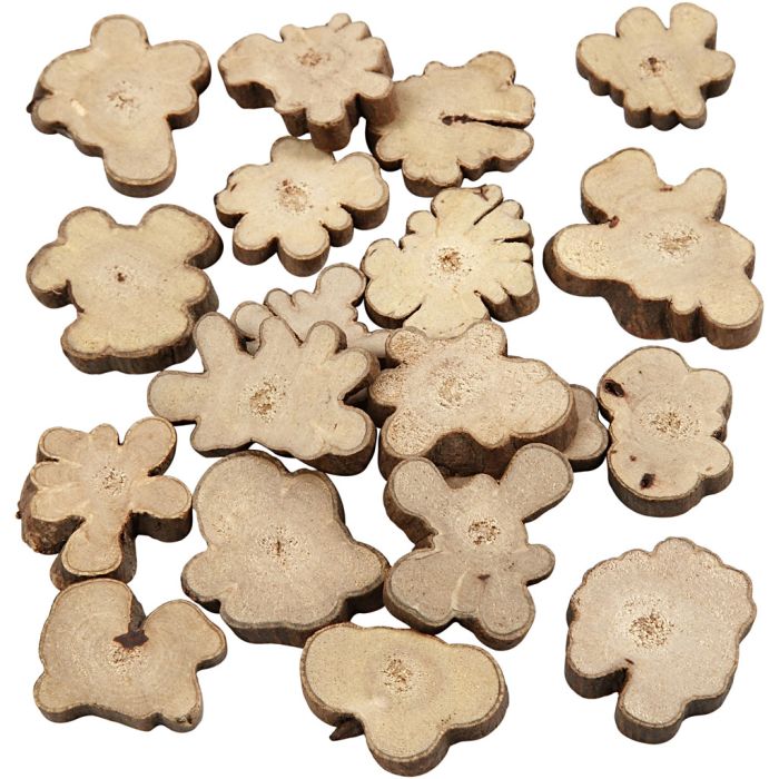 Puusekoitus, koko 15-40 mm, paksuus 5 mm, 230 g/ 1 pkt