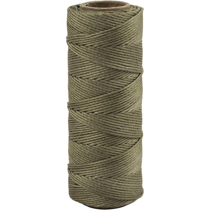 Bambulanka, paksuus 1 mm, oliivinruskea, 65 m/ 1 rll