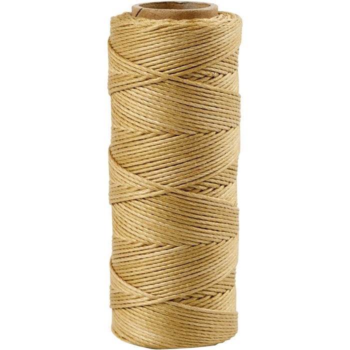 Bambulanka, paksuus 1 mm, kulta, 65 m/ 1 rll