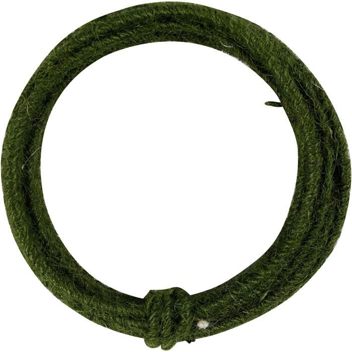 Juuttinaru, 2-4 mm, vihreä, 3m/ 1 pkt