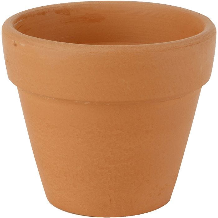 Kukkaruukku, Kork. 8 cm, halk. 9 cm, 24 kpl/ 1 pkt