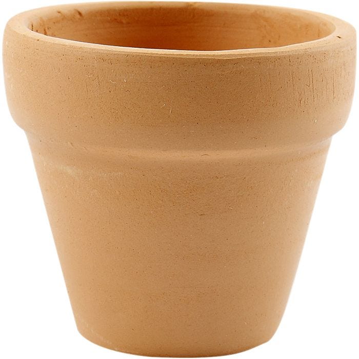 Kukkaruukku, Kork. 4,2 cm, halk. 5 cm, 48 kpl/ 1 pkt
