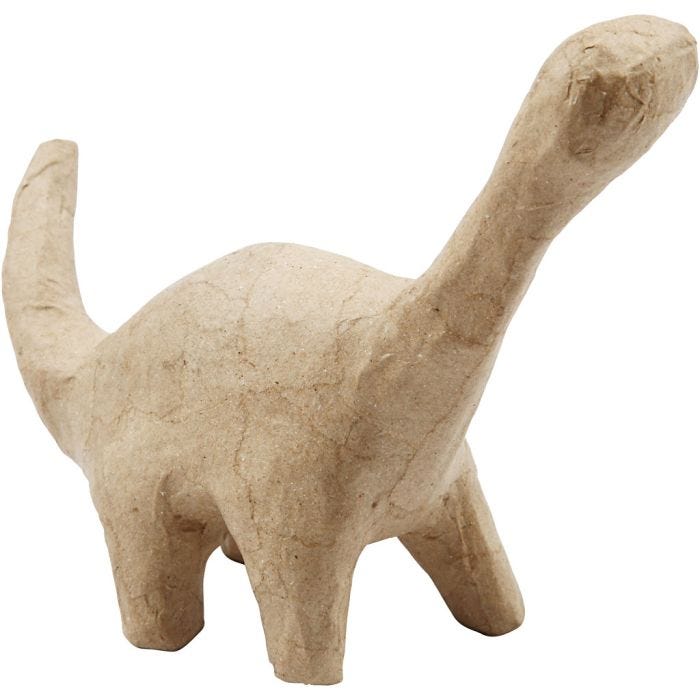 Pahvisaurus, 12,5 cm, 15,5 cm, 5,5 cm, 1 kpl