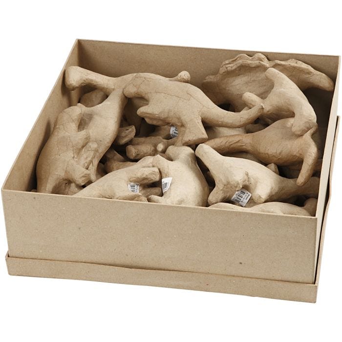 Dinosaurukset, Kork. 9-12,5 cm, Lev: 4,5+5,5 cm, 21 kpl/ 1 pkt