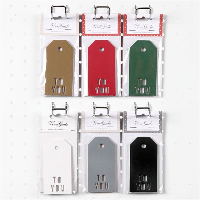 Pakettietiketit, TO YOU, koko 5x10 cm, 300 g, 6x10 pkk/ 1 pkt