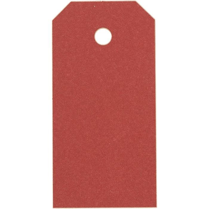 Manillaetiketit, koko 4x8 cm, 250 g, punainen, 1000 kpl/ 1 pkt