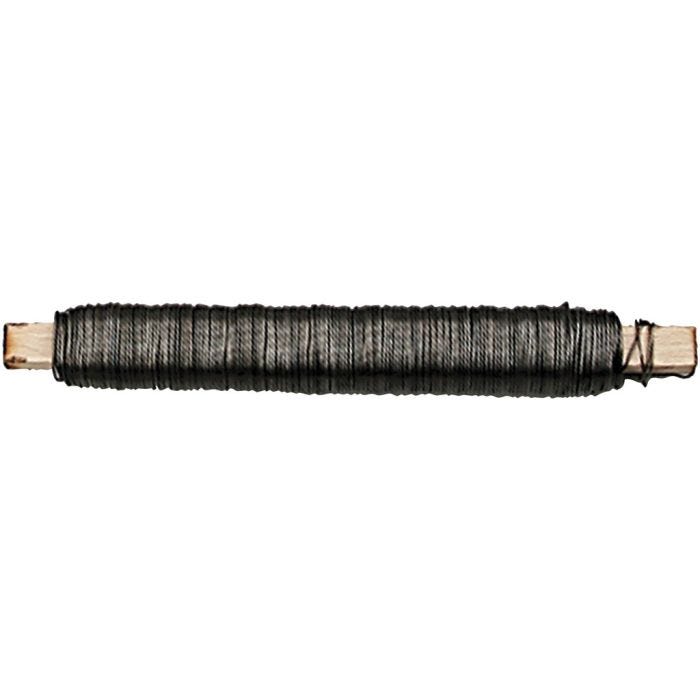 Kukkalanka, paksuus 0,5 mm, musta, 50 m/ 1 rll