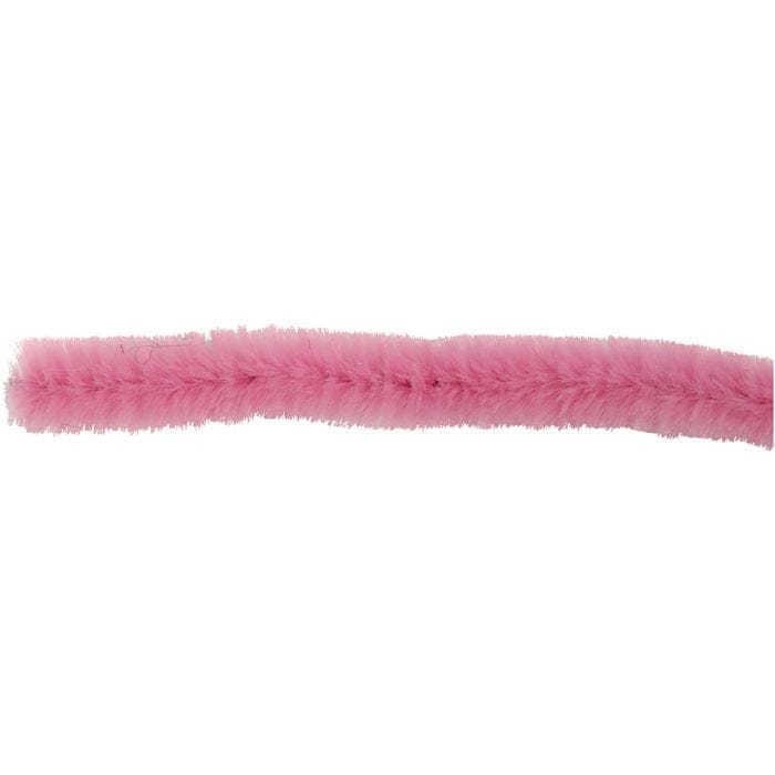 Askartelupunos, Pit. 30 cm, paksuus 6 mm, pinkki, 50 kpl/ 1 pkt
