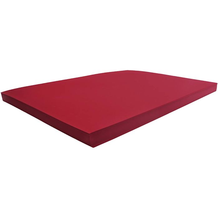 Kartonki, arkki 50x70 cm, 270 g, joulunpunainen, 100 ark/ 1 pkt