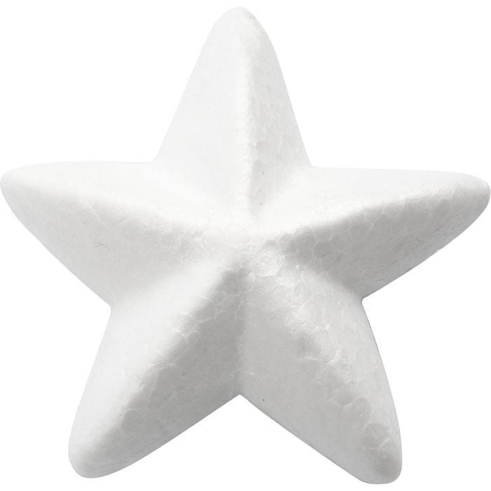 Tähdet, Lev: 11 cm, valkoinen, 25 kpl/ 1 pkt