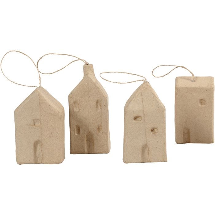 Talo , Kork. 9,5-12 cm, Pit. 5,5-6,5 cm, Lev: 3 cm, 4 kpl/ 1 pkt
