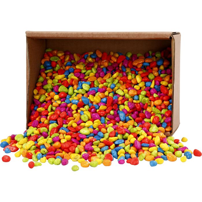 Mosaiikki, koko 8-10 mm, paksuus 5 mm, vahvat värit, 8 kg/ 1 pkt