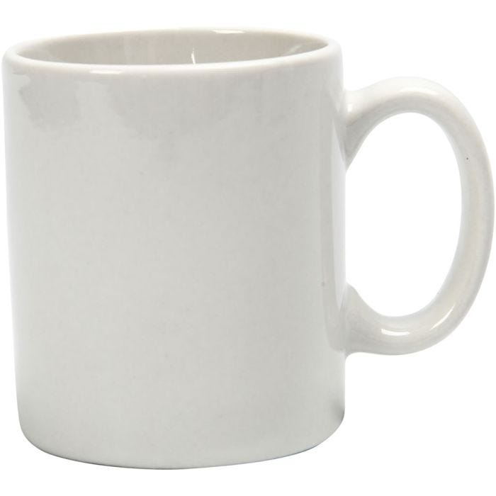 Mukit, Kork. 7 cm, halk. 6 cm, 120 ml, valkoinen, 12 kpl/ 1 pkt