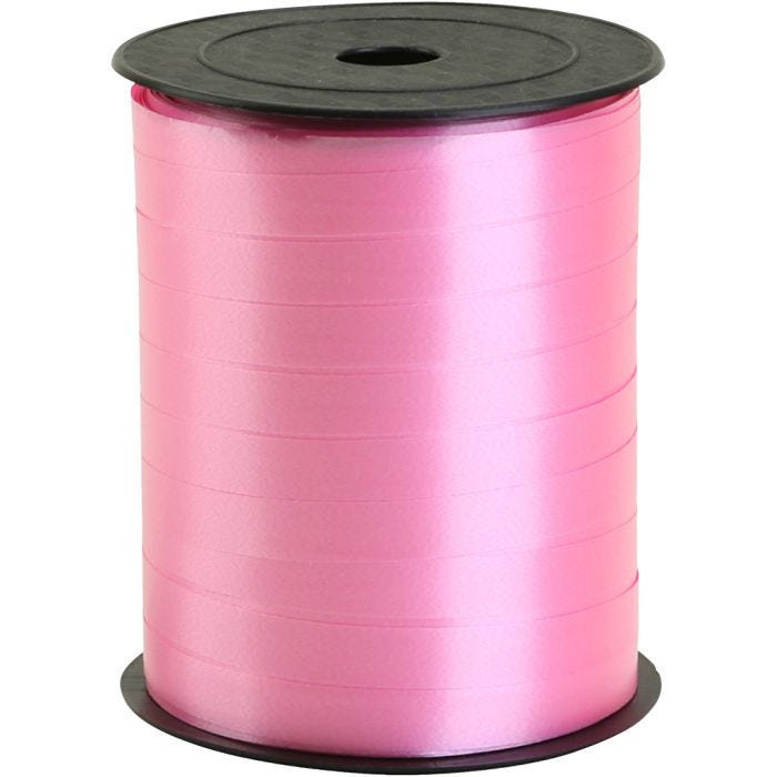 Lahjanauha, Lev: 10 mm, rosa, 200 m/ 1 rll