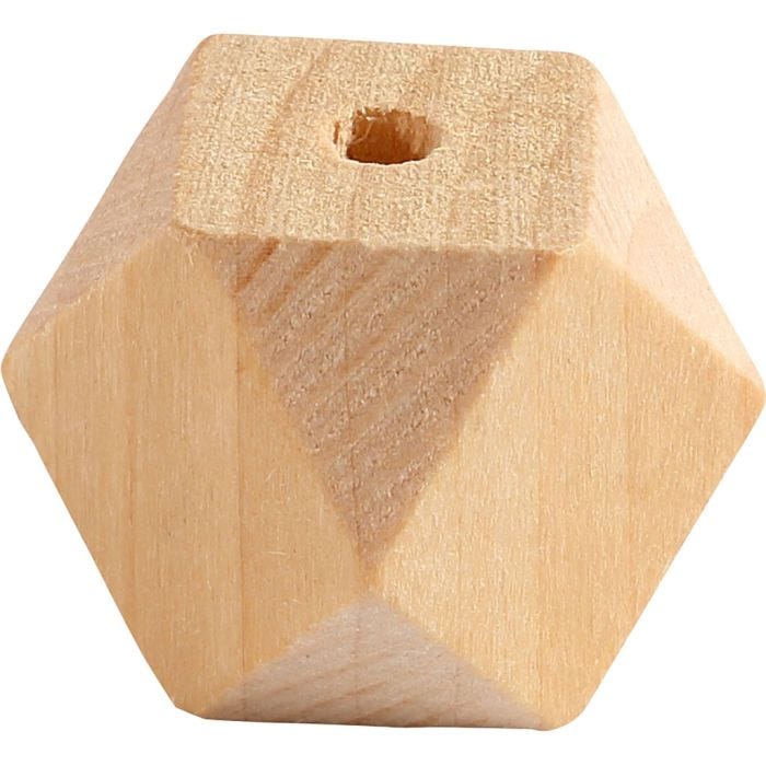 Timanttihelmi, Lev: 20 mm, aukon koko 3 mm, 6 kpl/ 1 pkt