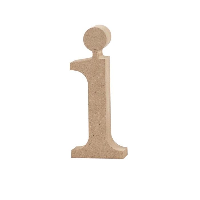 Puukirjain, i, 10,5 cm, 2 cm, 1 kpl