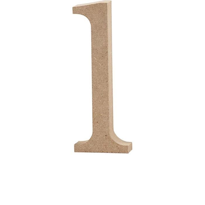 Puukirjain, l, 12,7 cm, 2 cm, 1 kpl