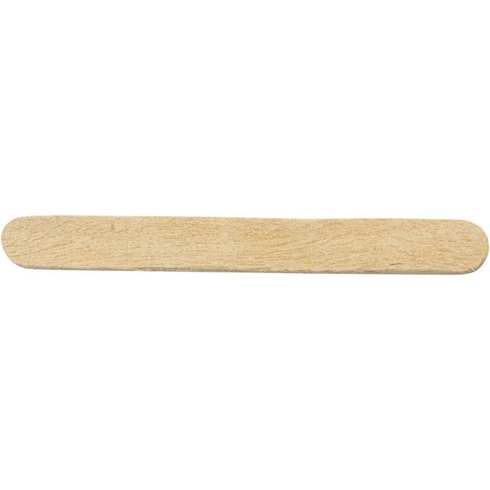 Jäätelötikut, 5,5 cm, 6 mm, luonnonrusk., 50kpl/ 1 pkt