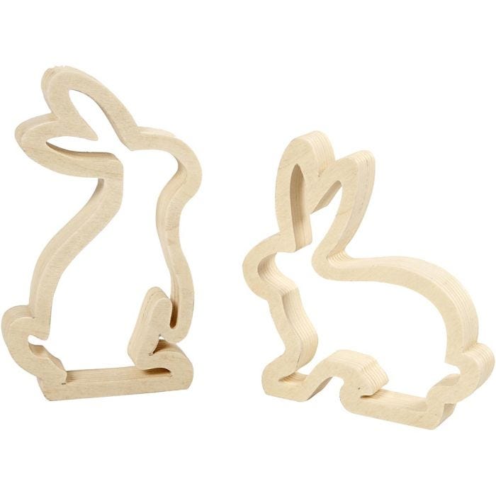 Pääsiäispuput, Kork. 14 cm, S: 2 cm, Lev: 13 cm, 2 kpl/ 1 pkt