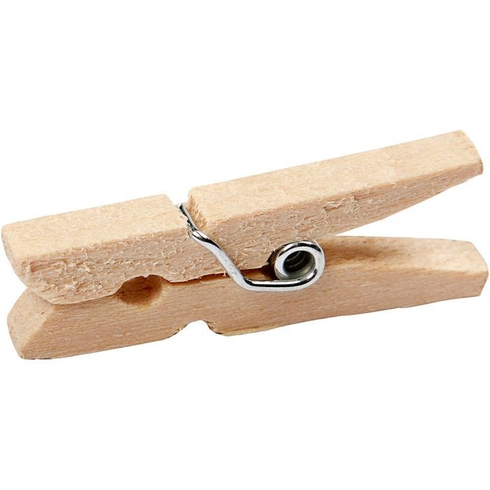 Pyykkipoika, Pit. 30 mm, Lev: 3 mm, 30 kpl/ 1 pkt
