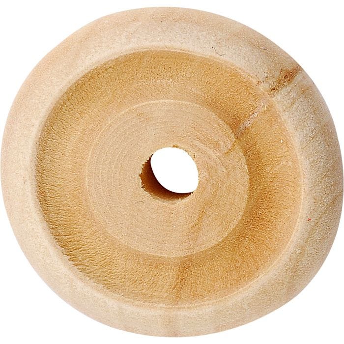 Puupyörä, halk. 24x8 mm, 40 kpl/ 1 pkt